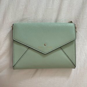 Kate Spade Sage Green Clutch/Crossbody
